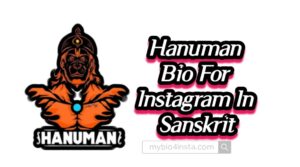Hanuman ji Bio For Instagram