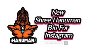 Hanuman ji Bio For Instagram