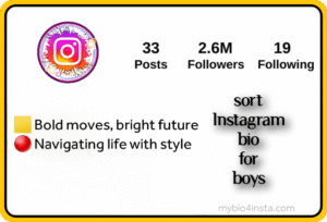 Instagram Bio For Boys
