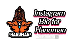 Hanuman ji Bio For Instagram