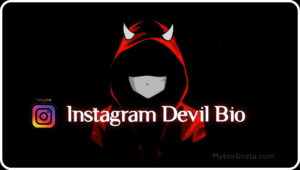 Devil Bio For Instagram