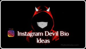 Devil Bio For Instagram