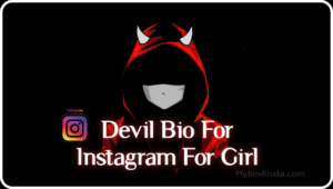 Devil Bio For Instagram