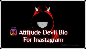 Devil Bio For Instagram