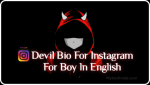 Devil Bio For Instagram