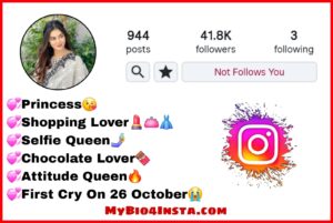 Instagram Bio For Girls