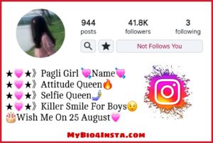 Instagram Bio For Girls