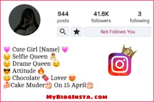 Instagram Bio For Girls