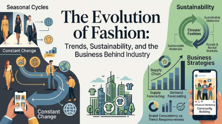 The Evolution of Fashion Trends, Sustainability, and the Business Behind the Industry